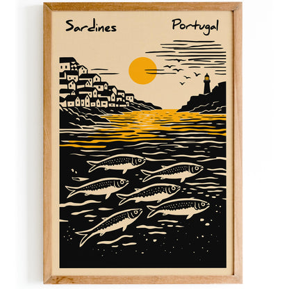 Sardines Portugal Wall Art Print 2026