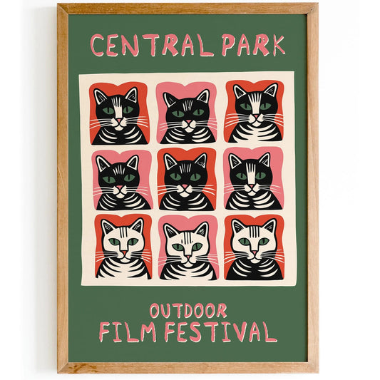 Central Park Outdoor Film Festival Poster