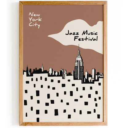 New York City Jazz Music Festival Poster