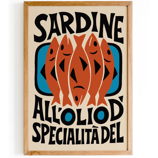 Sardine Specialità Poster Print