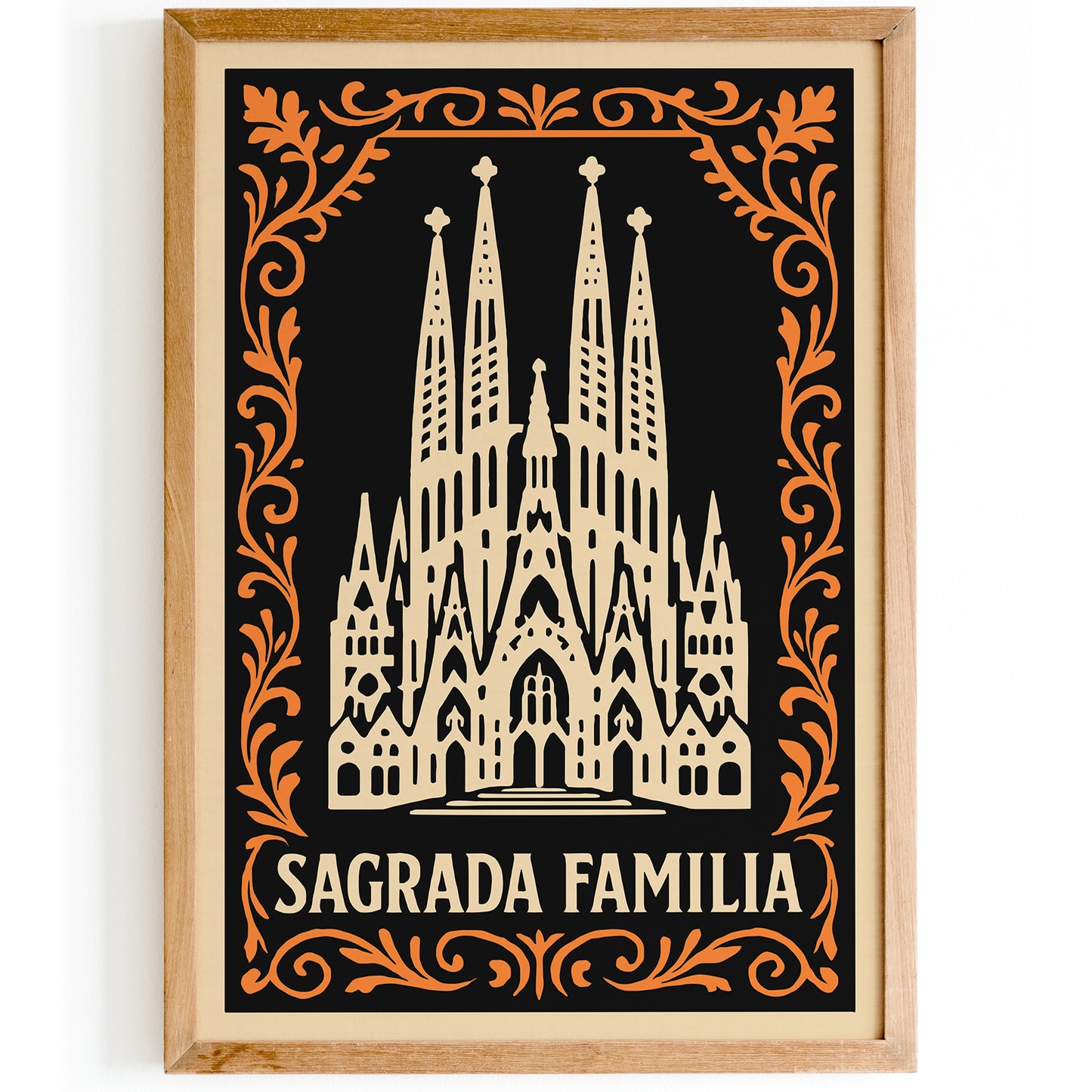 Sagrada Familia Spain Architecture Art Print