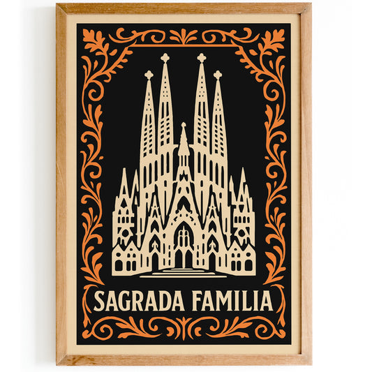 Sagrada Familia Spain Architecture Art Print