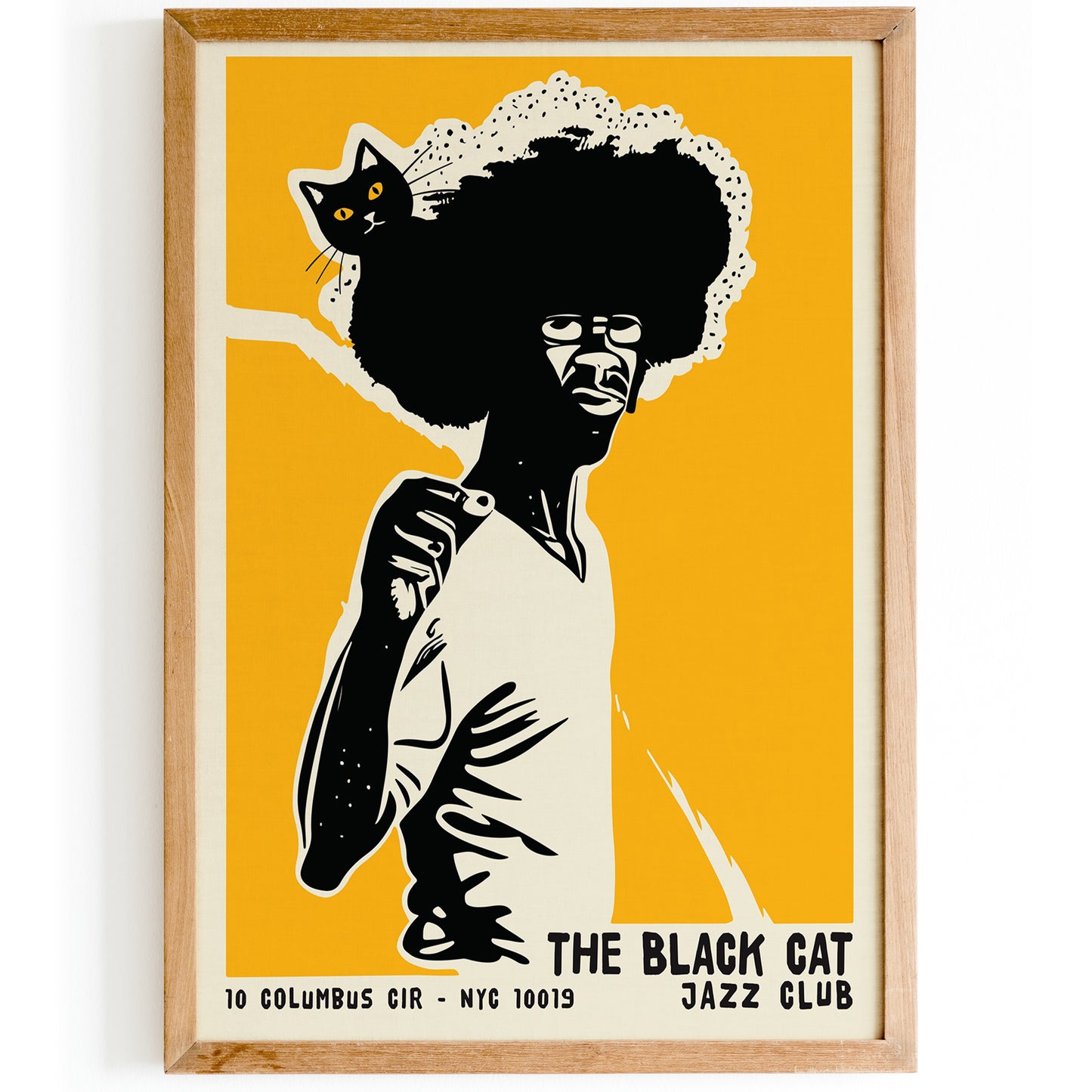 The Black Cat Jazz Club NYC Poster