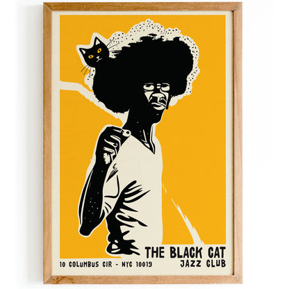 The Black Cat Jazz Club NYC Poster