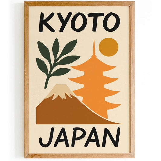 Kyoto Japan Modern Poster