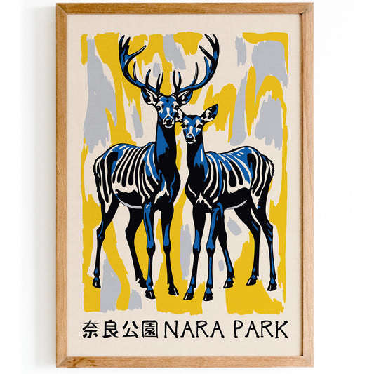 Nara Deer Duo Poster