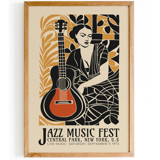 Jazz Music Fest in NYC Poster