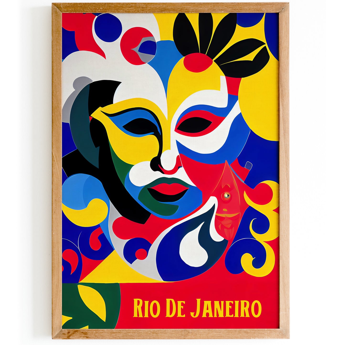 Rio De Janeiro Festival Vintage Poster Print