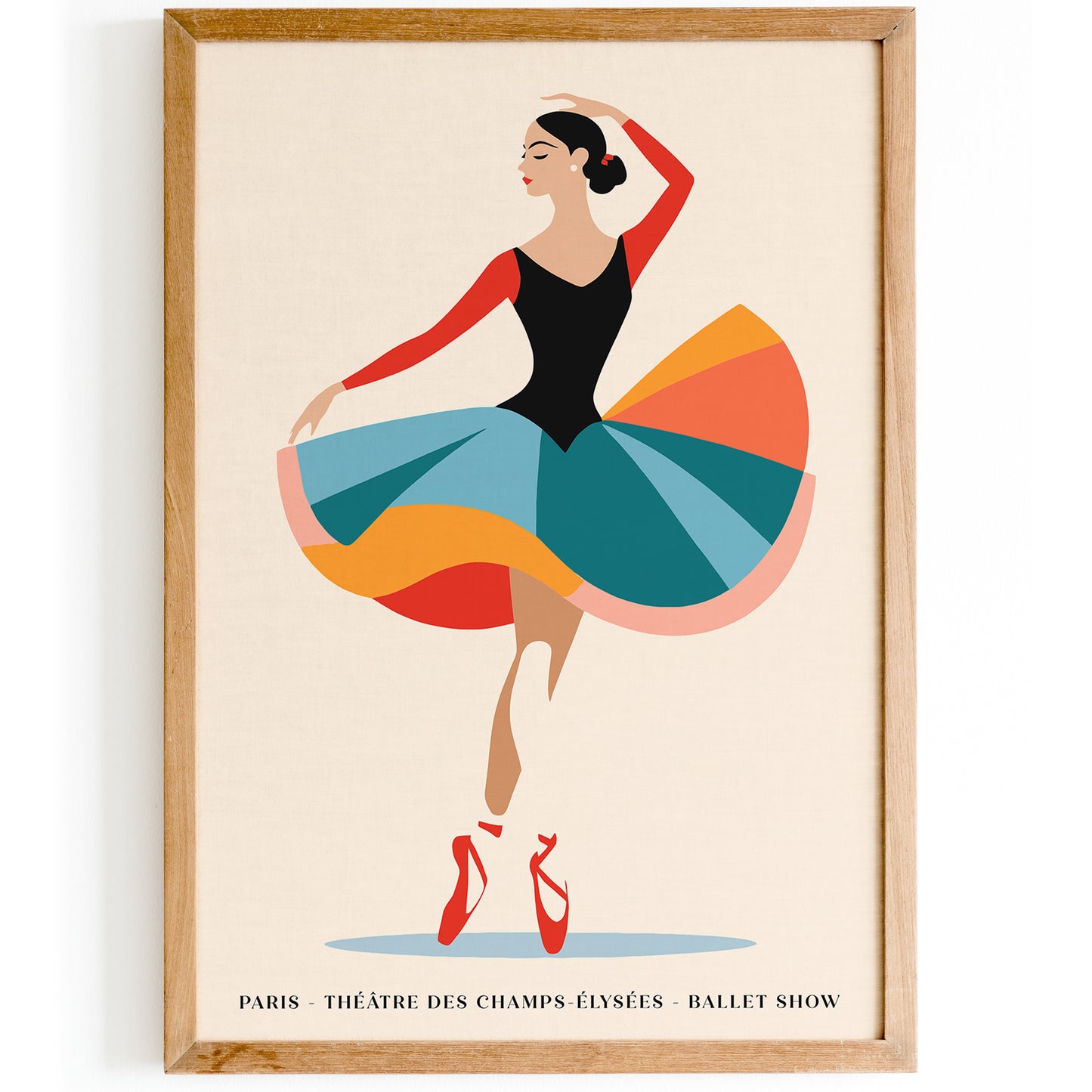 Ballet Show Paris Art Print