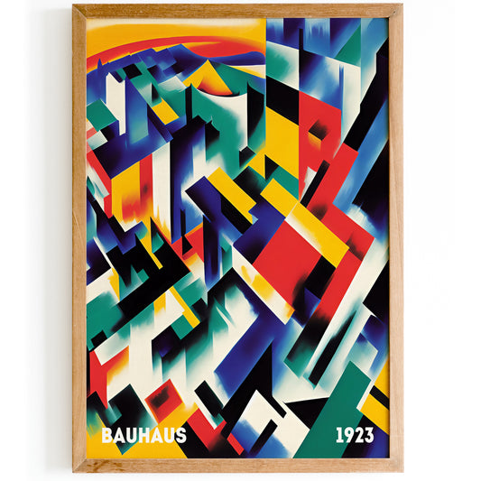 Abstract 1923 Bauhaus Poster Reprint