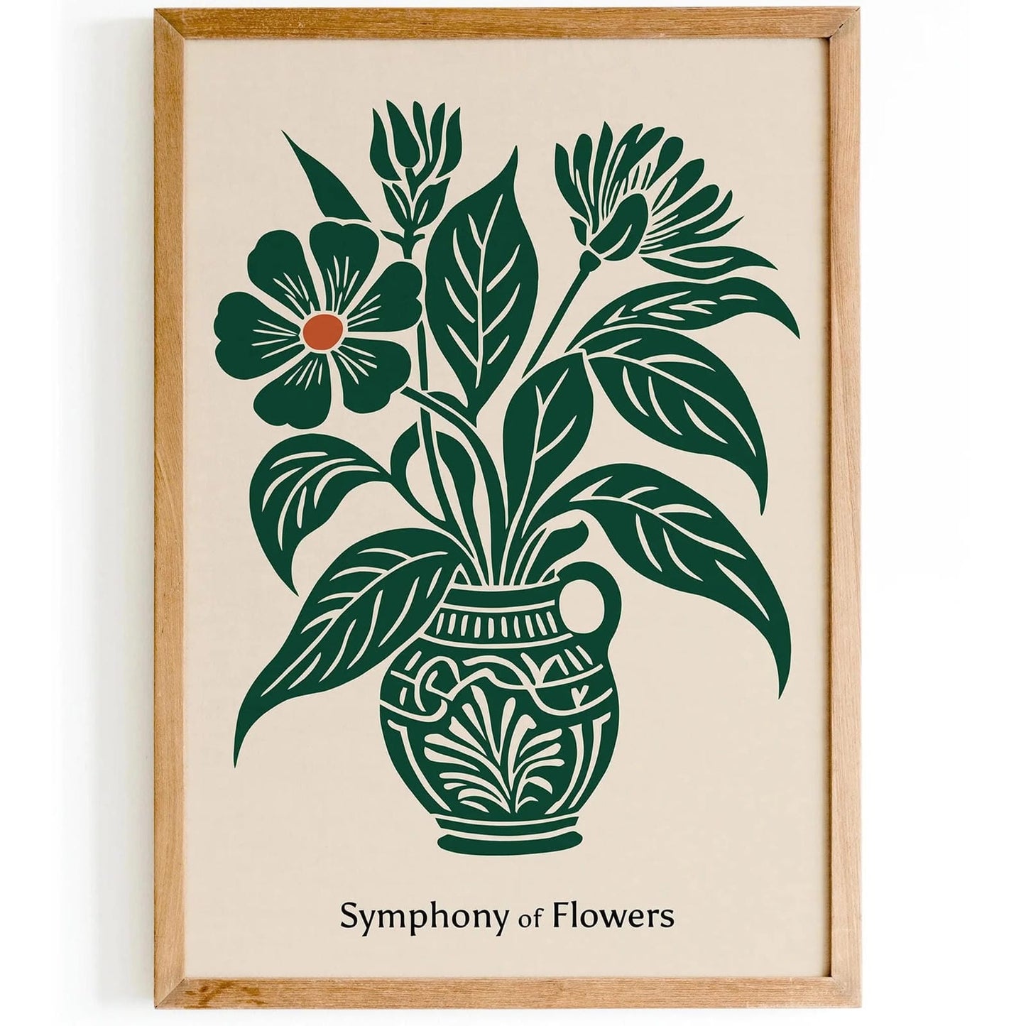 Rococo Floral Elegance Poster