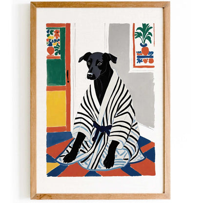 Whimsical Dog Poster Print