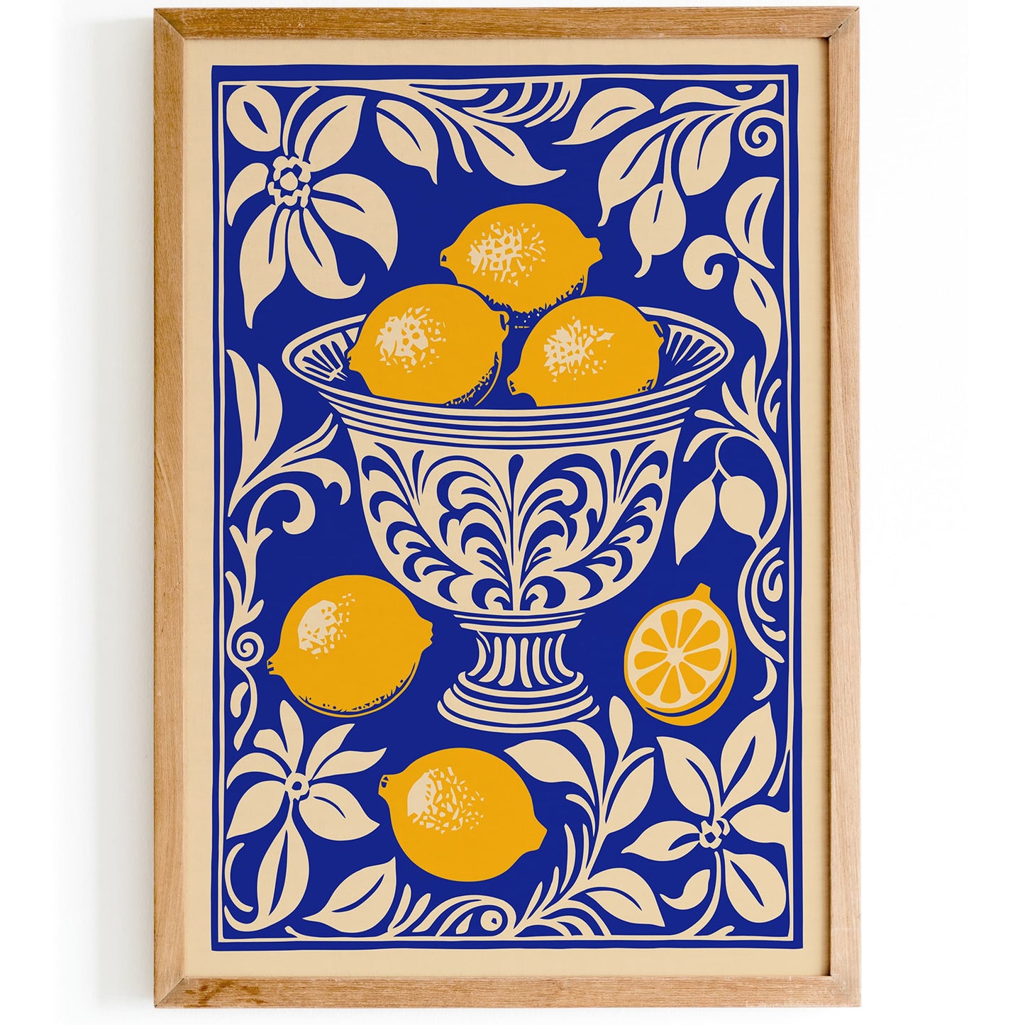 Lemons Kitchen Wall Decor Poster