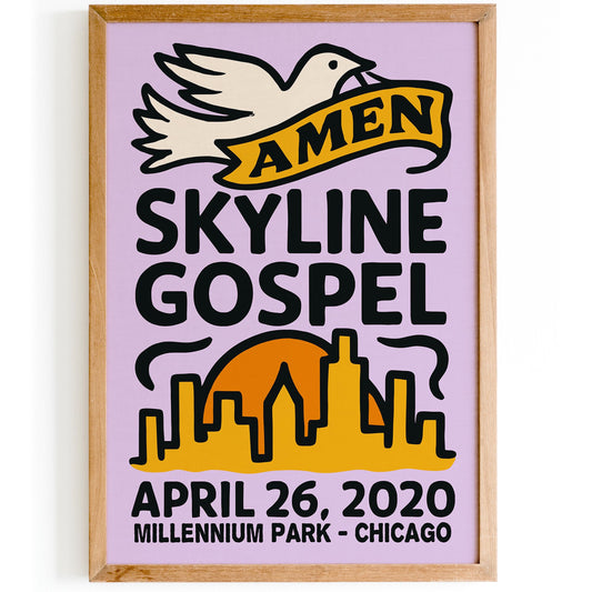 Skyline Gospel City Poster