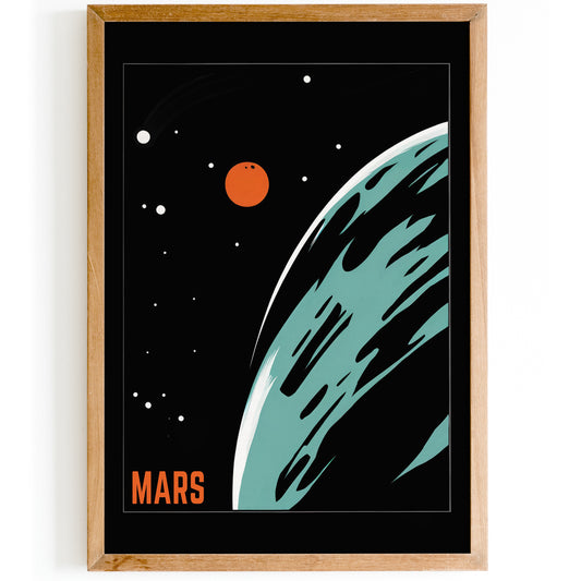 Mars - Minimalist Space Poster