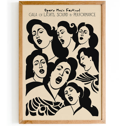 Opera Music Festival Poster