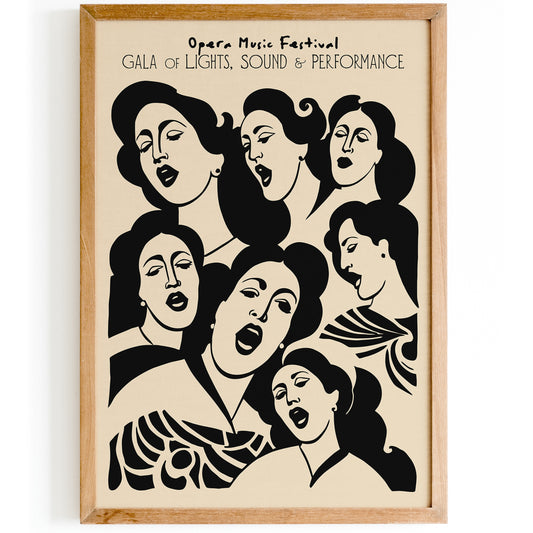 Opera Music Festival Poster
