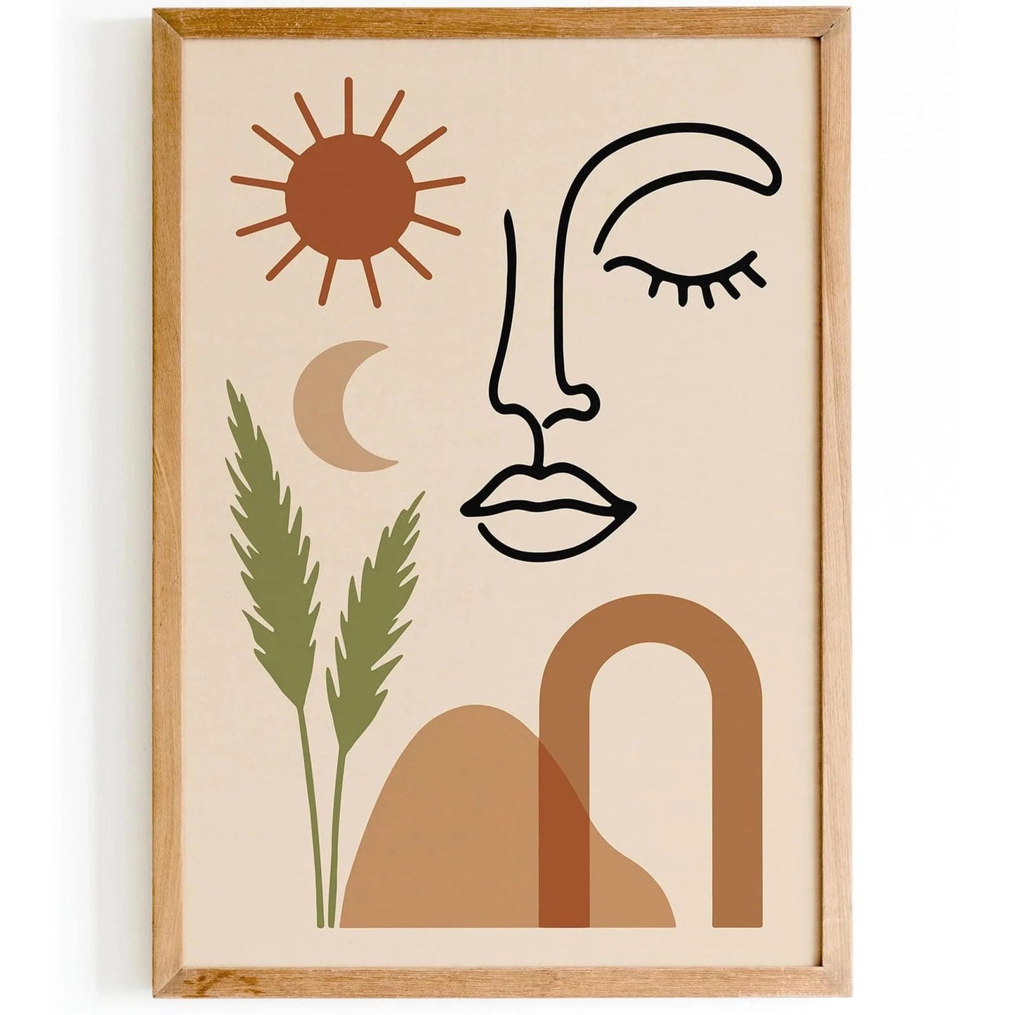 Boho Chic Poster - Aesthetic Japandi Wall Art