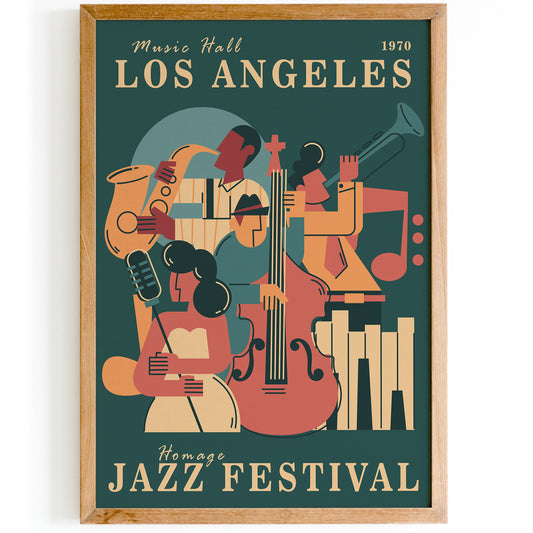 Los Angeles, Jazz Festival Poster