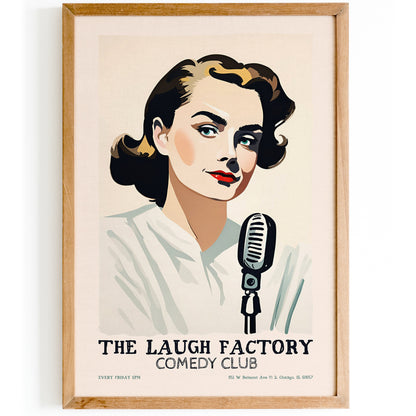 Comedy Club Chicago Art Print