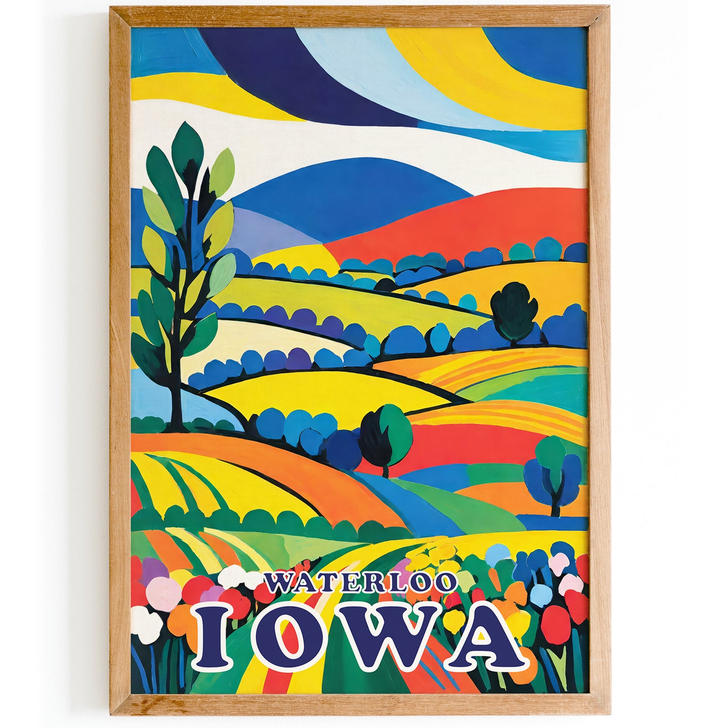 Discover Iowa Art Print Series 2024