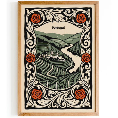 Vintage Portugal Travel Poster