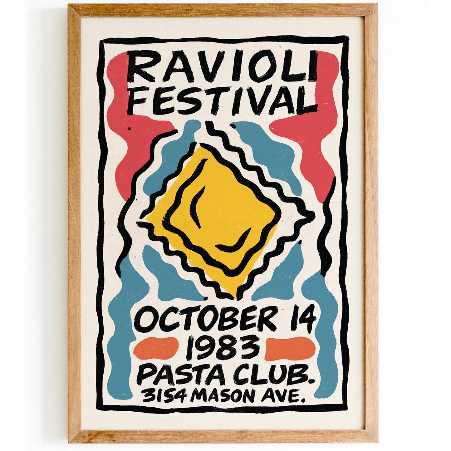 Ravioli Festival Poster Print