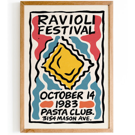 Ravioli Festival Poster Print
