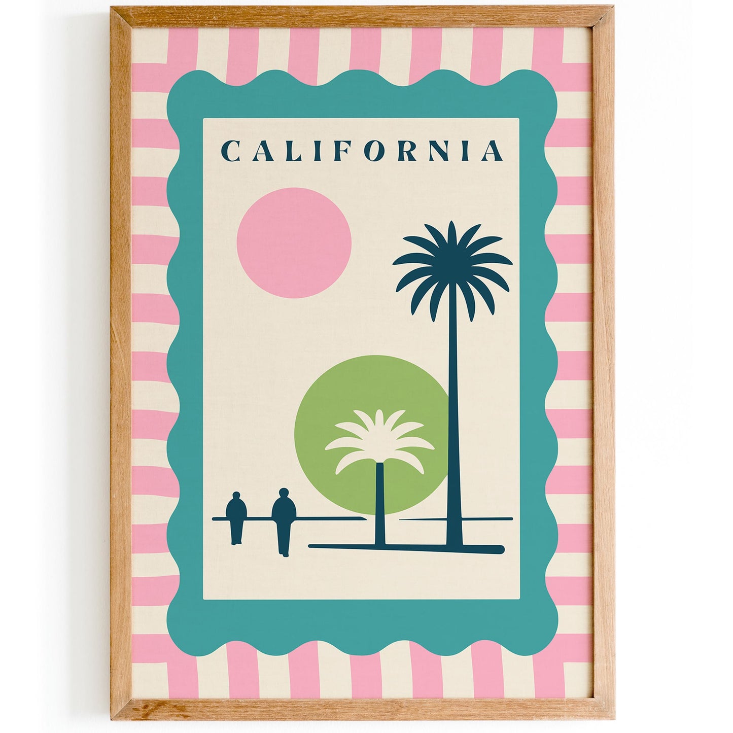 California Poster - Mid Century Modern Print