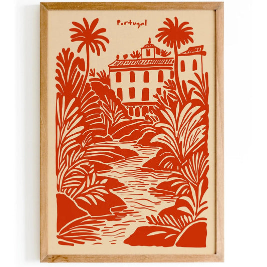 Portugal Wall Art – Scenic Print, Romantic Honeymoon Gift