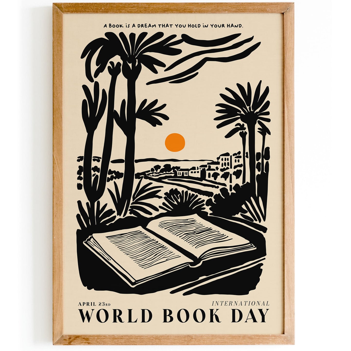 Book Day Holiday Time Book Lovers Poster