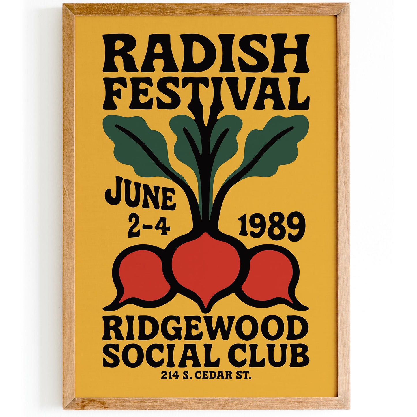 Radish Festival Poster