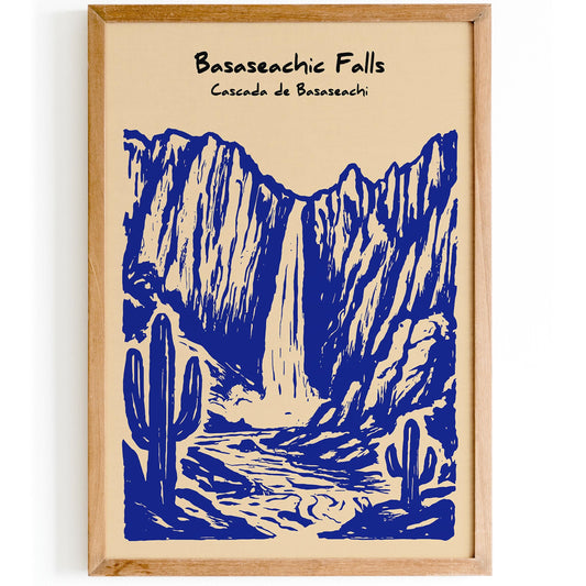 Basaseachic Falls Poster - Mexico National Park Wall Art