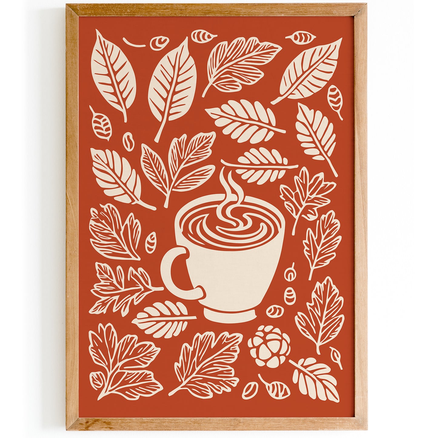 Coffee Time Fall Kitchen Wall Art