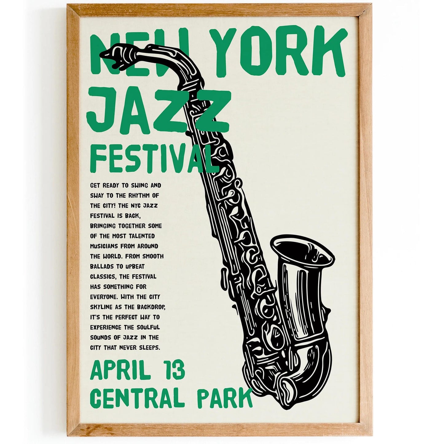 New York Jazz Festival Poster