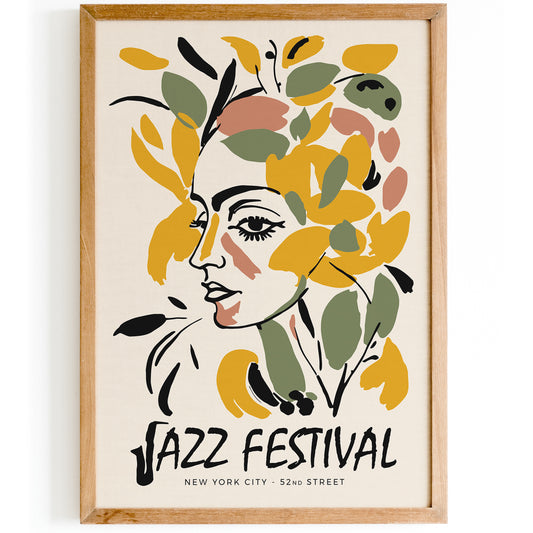 NYC Jazz Festival Poster Print
