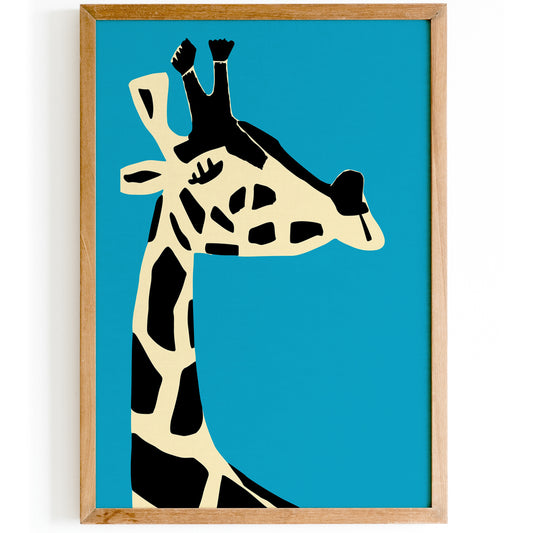 Cute Baby Giraffe Poster