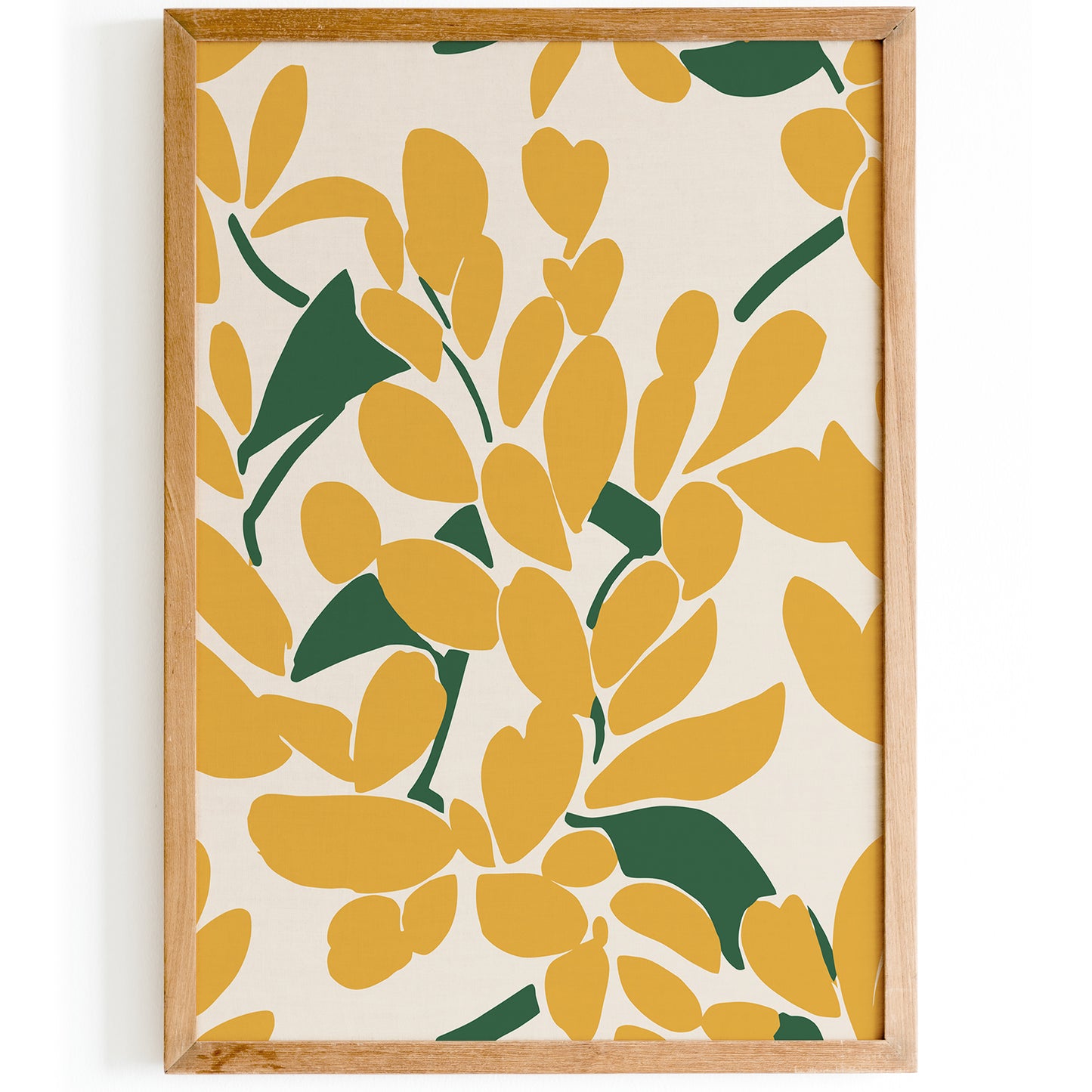 Spring Yellow Floral Art Print