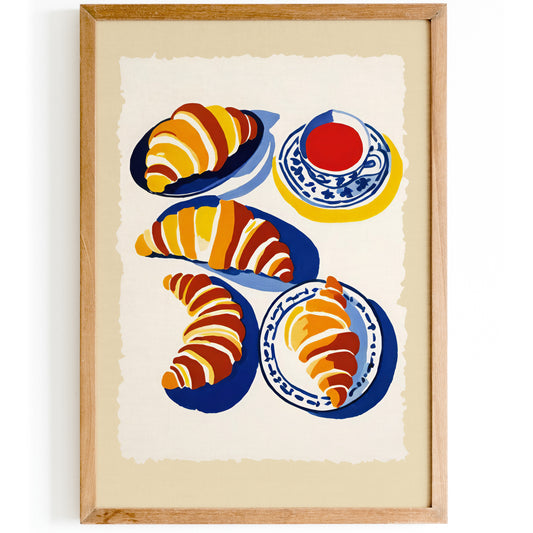 French Croissants Art Print