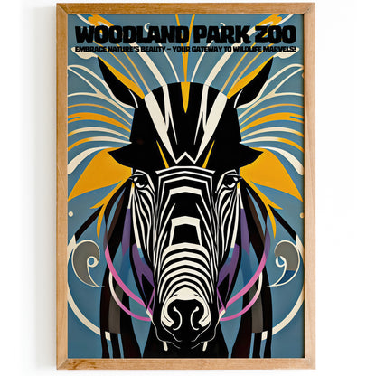 Woodland Park Zoo Vintage Poster