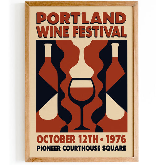 Portland Wine Festival Poster
