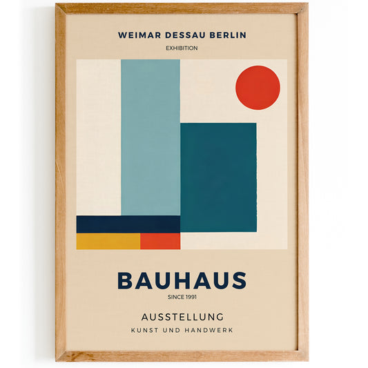 Minimalist Modern Bauhaus Poster