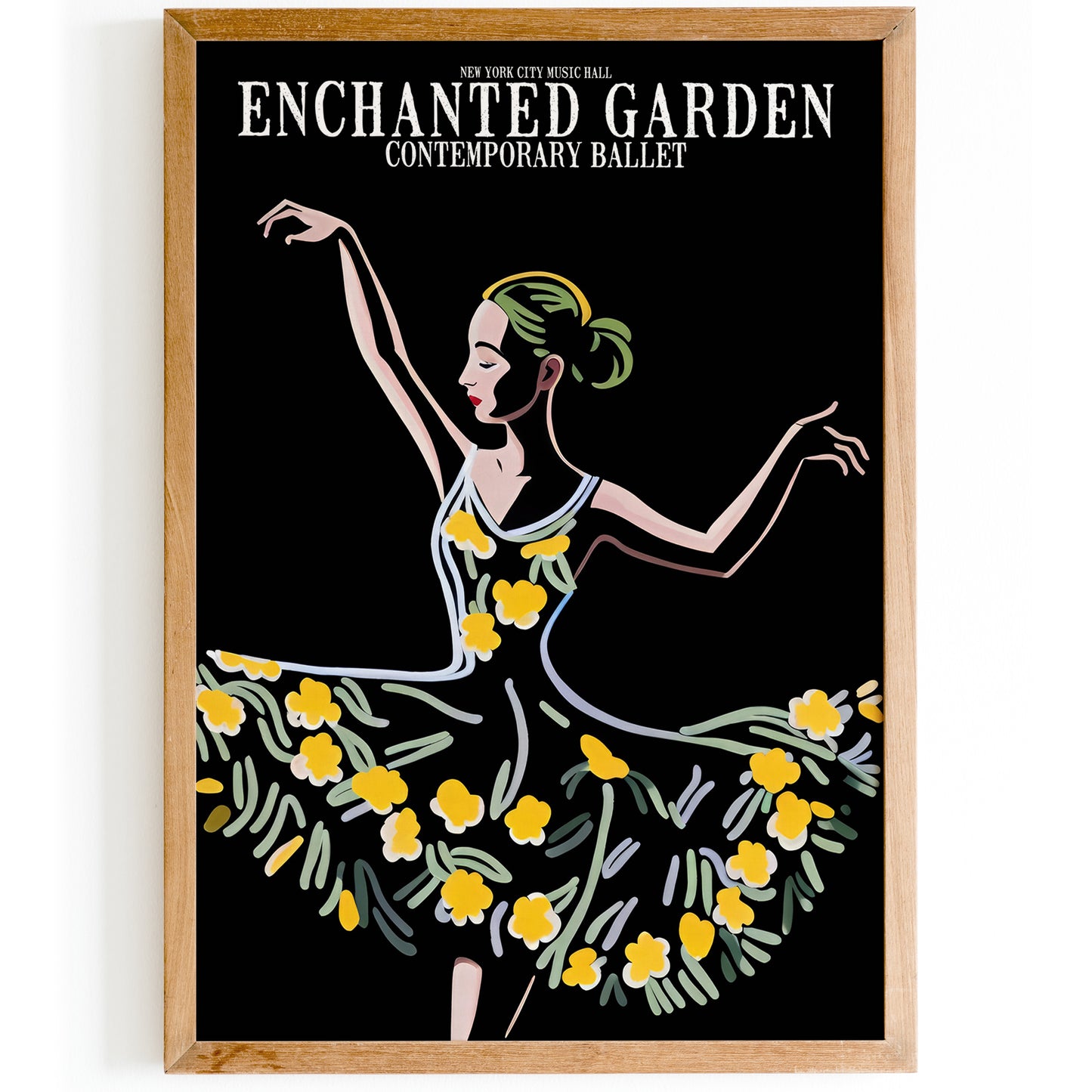 NYC ENCHANTED GARDEN Ballet Poster