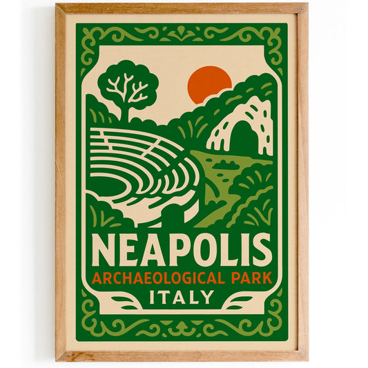 Neapolis Archaeological Park Poster - Sicily Italy Wall Art