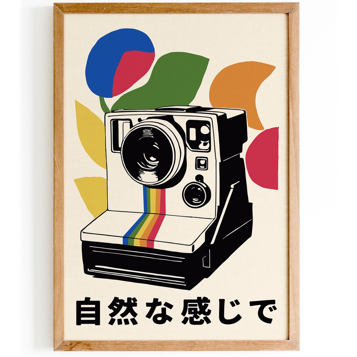 Retro Camera Japanese Art Print Poster