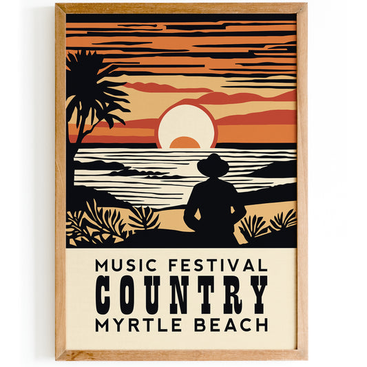 Myrtle Beach Country Music Festival Poster