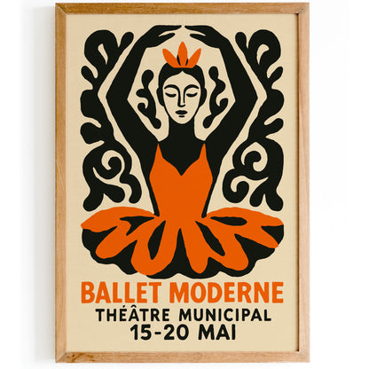 Ballet Moderne Theatre Poster