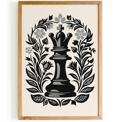 Elegant Chess Poster - Strategy Wall Art