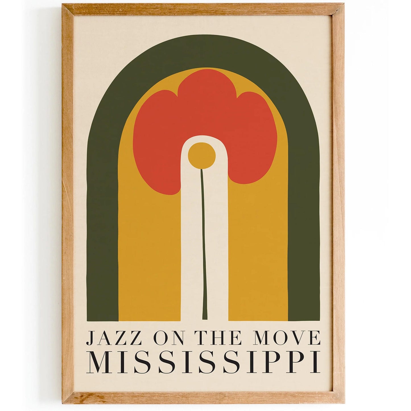 Mississippi Jazz Music Festival Poster