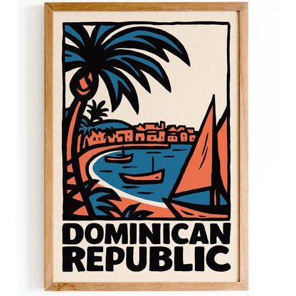 Dominican Republic Travel Poster